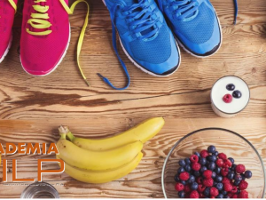 Combinar deportes y alimentación saludable, es calidad de vida + logo
